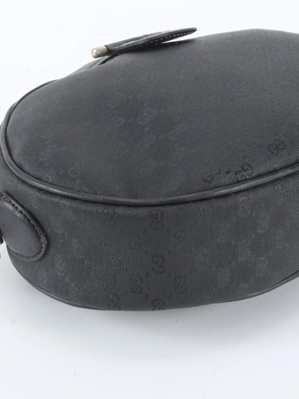 Gucci Micro GG Monogram Oval Shoulder Bag